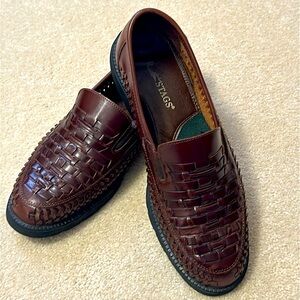 Vintage brown Deer Stag Mens Tijuana classic dress loafer Carlos 11W Brazil